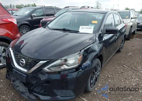 2017 Nissan Sentra Sv z USA, uszkodzony, nr VIN 3N1AB7AP8HL715788